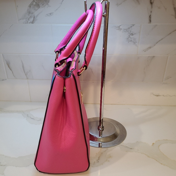 Kate Spade New York Pink and Blue Satchel EUC - Picture 2 of 16